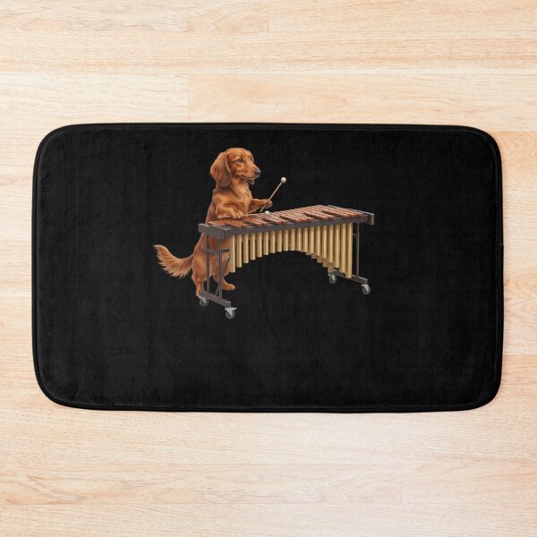 Item preview, Dachshund Playing Marimba Player Marimbist Dog Lover designed and sold by TerryConnells.