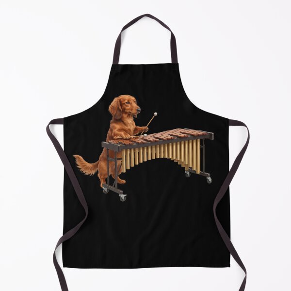Item preview, Dachshund Playing Marimba Player Marimbist Dog Lover designed and sold by TerryConnells.