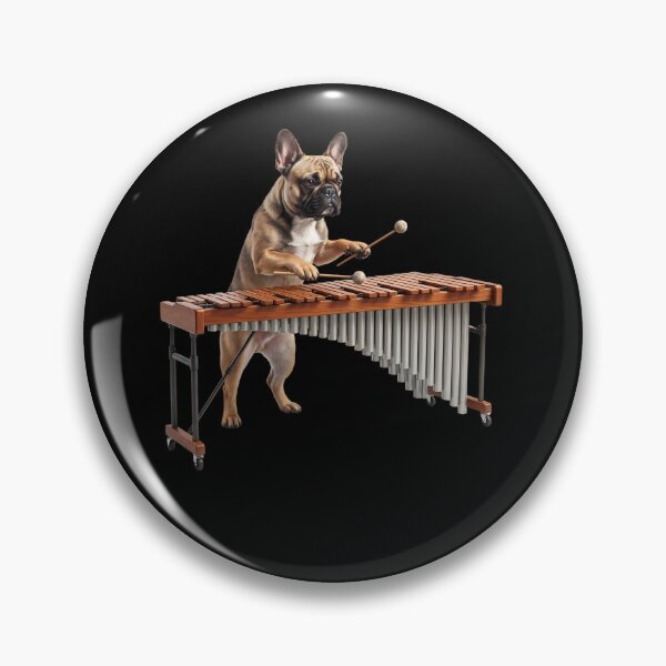 Item preview, French Bulldog Playing Marimba Player Marimbist Dog Lover designed and sold by TerryConnells.