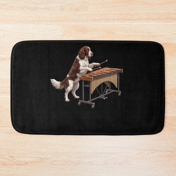 Item preview, English Springer Spaniel Playing Marimba Player Marimbist Dog Lover designed and sold by TerryConnells.