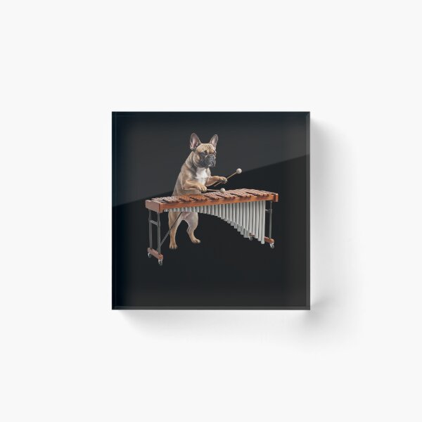 Item preview, French Bulldog Playing Marimba Player Marimbist Dog Lover designed and sold by TerryConnells.