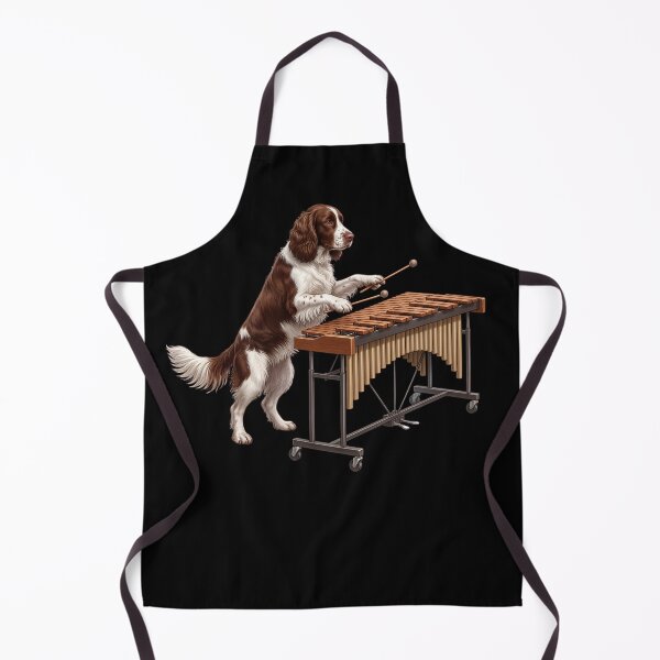 Item preview, English Springer Spaniel Playing Marimba Player Marimbist Dog Lover designed and sold by TerryConnells.