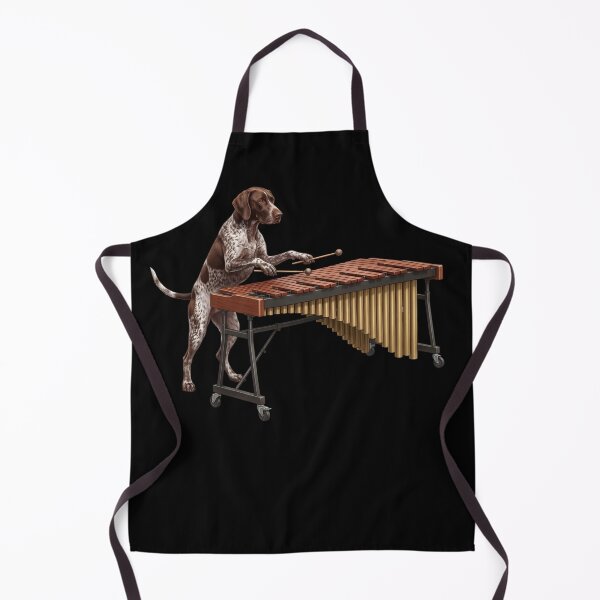 Item preview, German Shorthaired Pointer Playing Marimba Player Marimbist Dog Lover designed and sold by TerryConnells.