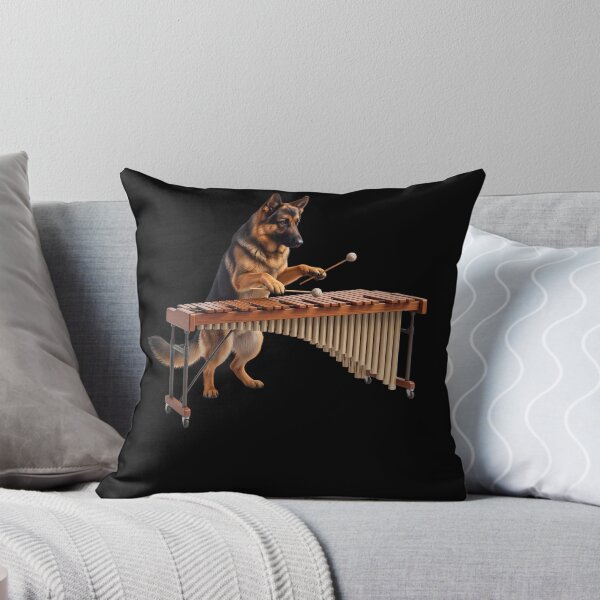 Item preview, German Shepherd Playing Marimba Player Marimbist Dog Lover designed and sold by TerryConnells.
