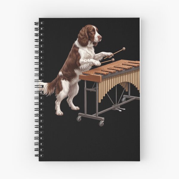 Item preview, English Springer Spaniel Playing Marimba Player Marimbist Dog Lover designed and sold by TerryConnells.