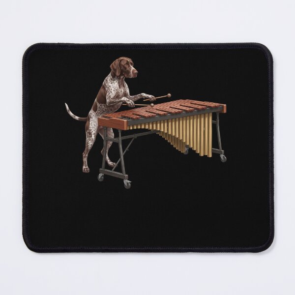 Item preview, German Shorthaired Pointer Playing Marimba Player Marimbist Dog Lover designed and sold by TerryConnells.