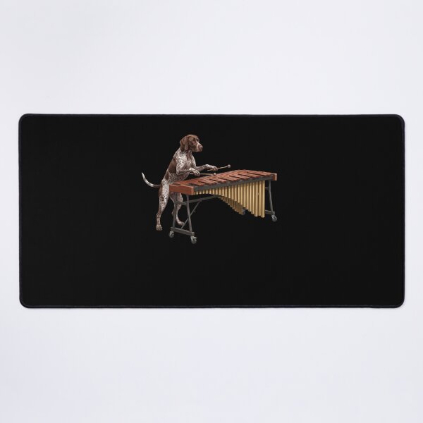 Item preview, German Shorthaired Pointer Playing Marimba Player Marimbist Dog Lover designed and sold by TerryConnells.