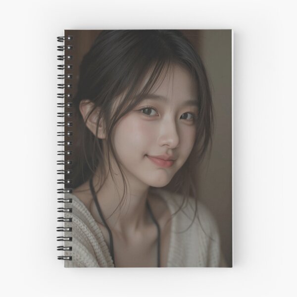 Item preview, Shy Smile Portrait – Soft Romantic Moment designed and sold by SEIMEI2025.