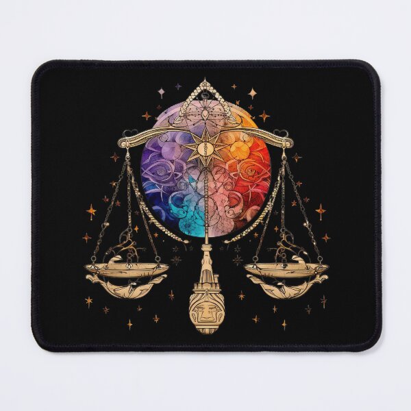 Item preview, Celestial Balance: The Libra Scales designed and sold by VinMerch.