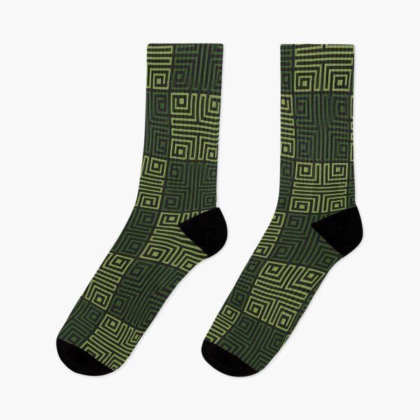 Item preview, Green Oceanic Egyptian Lattice - Ethnic Aztec Tribal  - Gifts For Boyfriend designed and sold by RoyalStarsPatts.