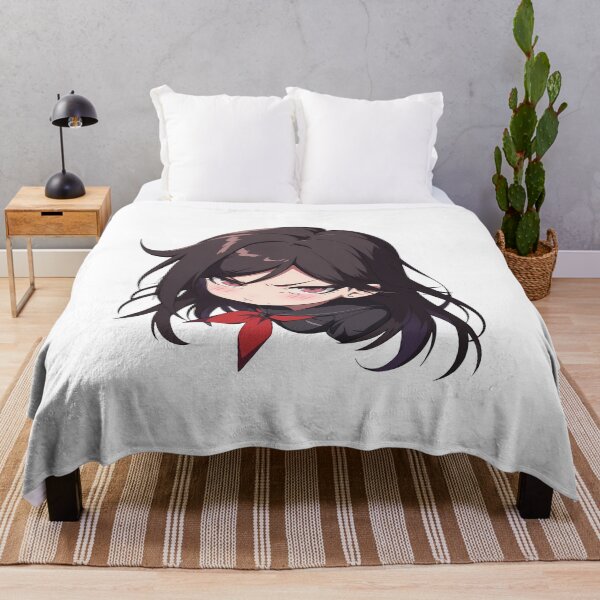 Item preview, Toko Fukawa Danganronpa Chibi Angry Pout Dark Hair designed and sold by 108Recordings.