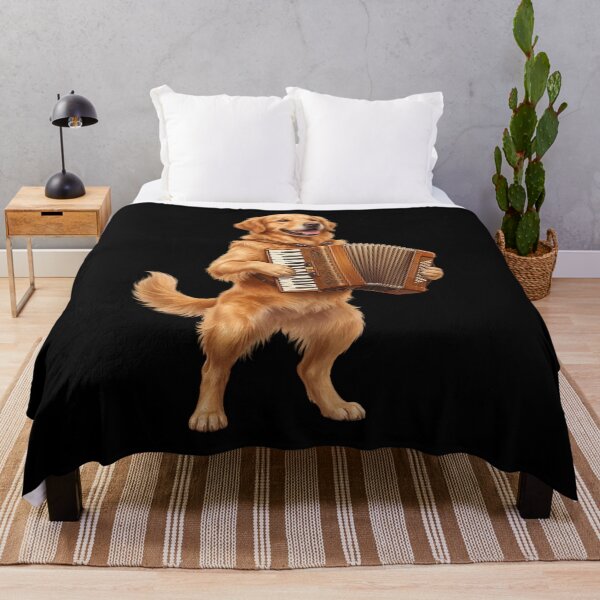 Item preview, Golden Retriever Playing Accordion Player Accordionist Dog Lover designed and sold by DoodleTortle.
