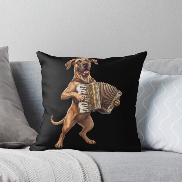 Item preview, Great Dane Playing Accordion Player Accordionist Dog Lover designed and sold by DoodleTortle.