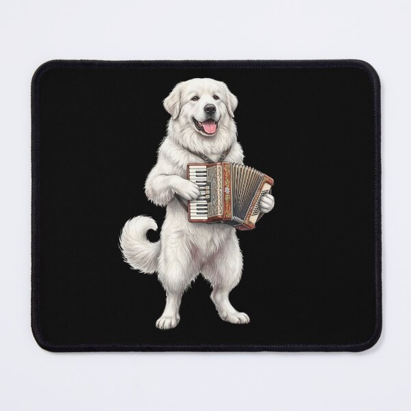 Item preview, Great Pyrenees Playing Accordion Player Accordionist Dog Lover designed and sold by DoodleTortle.