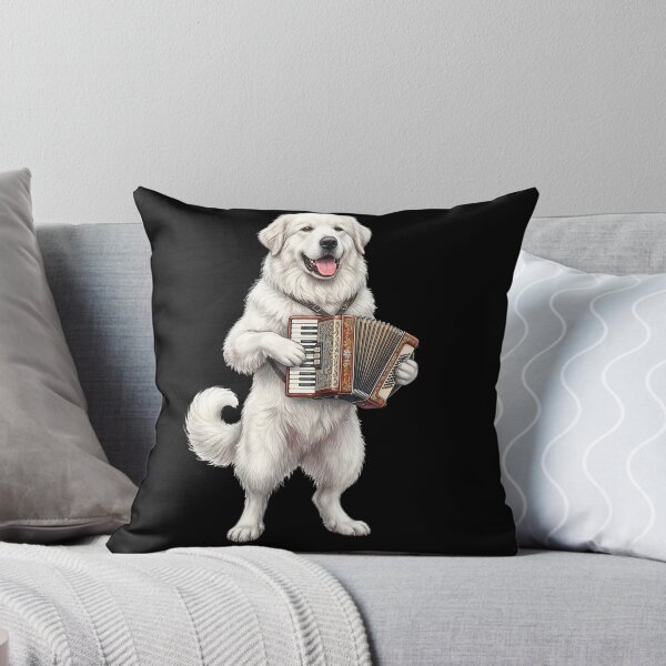 Item preview, Great Pyrenees Playing Accordion Player Accordionist Dog Lover designed and sold by DoodleTortle.