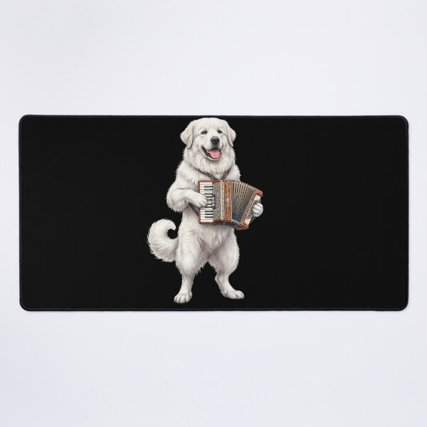 Item preview, Great Pyrenees Playing Accordion Player Accordionist Dog Lover designed and sold by DoodleTortle.