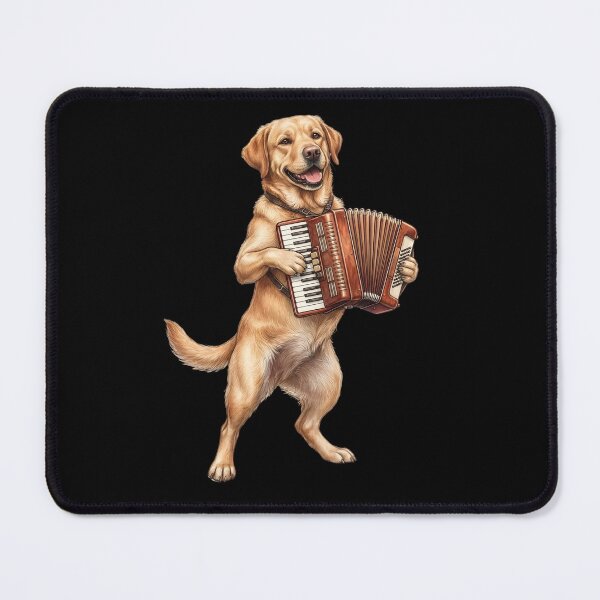 Item preview, Labrador Retriever Playing Accordion Player Accordionist Dog Lover designed and sold by DoodleTortle.