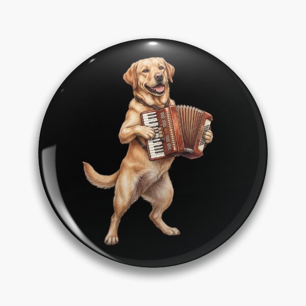 Item preview, Labrador Retriever Playing Accordion Player Accordionist Dog Lover designed and sold by DoodleTortle.