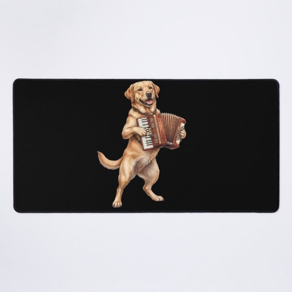 Item preview, Labrador Retriever Playing Accordion Player Accordionist Dog Lover designed and sold by DoodleTortle.