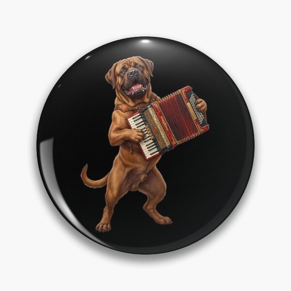 Item preview, Mastiff Playing Accordion Player Accordionist Dog Lover designed and sold by DoodleTortle.