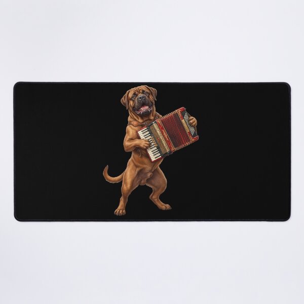 Item preview, Mastiff Playing Accordion Player Accordionist Dog Lover designed and sold by DoodleTortle.