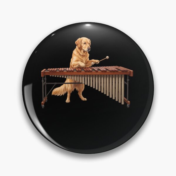 Item preview, Golden Retriever Playing Marimba Player Marimbist Dog Lover designed and sold by TerryConnells.