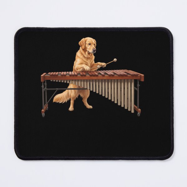 Item preview, Golden Retriever Playing Marimba Player Marimbist Dog Lover designed and sold by TerryConnells.
