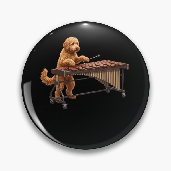 Item preview, Goldendoodle Playing Marimba Player Marimbist Dog Lover designed and sold by TerryConnells.
