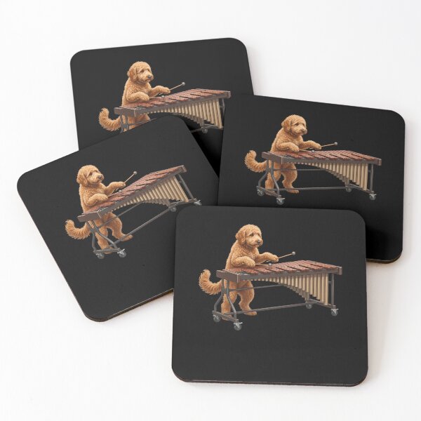 Item preview, Goldendoodle Playing Marimba Player Marimbist Dog Lover designed and sold by TerryConnells.