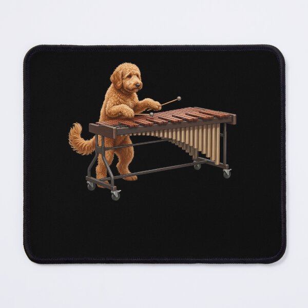 Item preview, Goldendoodle Playing Marimba Player Marimbist Dog Lover designed and sold by TerryConnells.