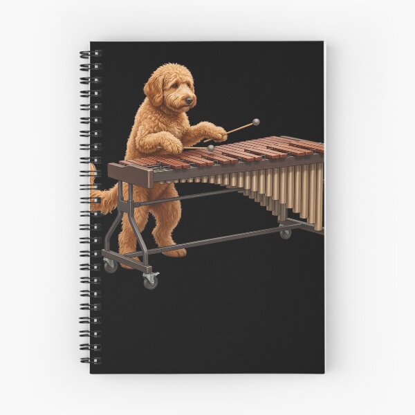Item preview, Goldendoodle Playing Marimba Player Marimbist Dog Lover designed and sold by TerryConnells.