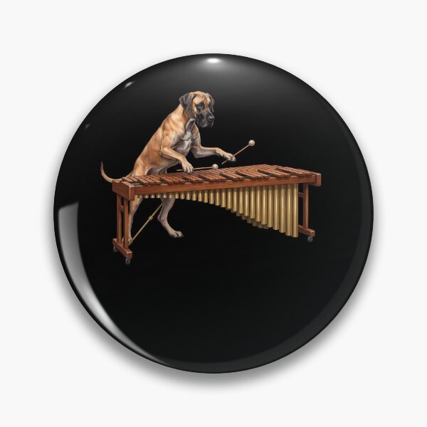 Item preview, Great Dane Playing Marimba Player Marimbist Dog Lover designed and sold by TerryConnells.