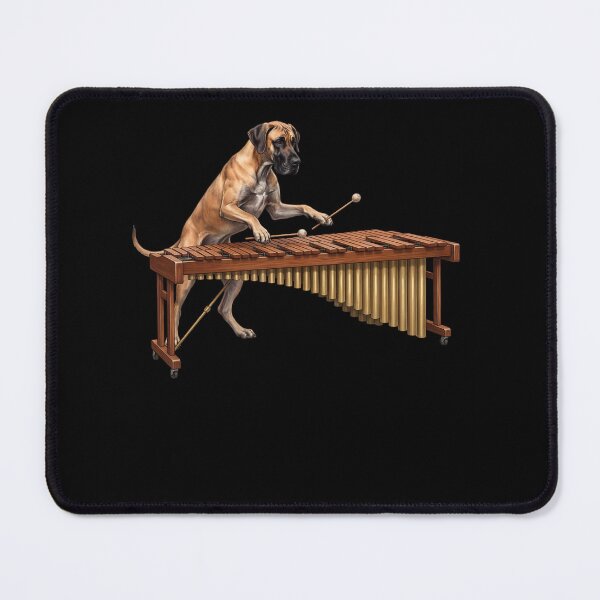 Item preview, Great Dane Playing Marimba Player Marimbist Dog Lover designed and sold by TerryConnells.