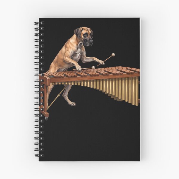 Item preview, Great Dane Playing Marimba Player Marimbist Dog Lover designed and sold by TerryConnells.