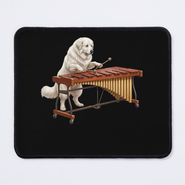 Item preview, Great Pyrenees Playing Marimba Player Marimbist Dog Lover designed and sold by TerryConnells.