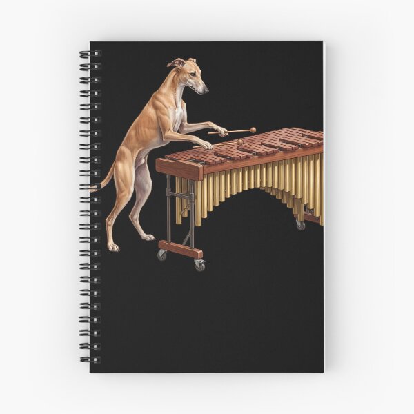 Item preview, Greyhound Playing Marimba Player Marimbist Dog Lover designed and sold by TerryConnells.