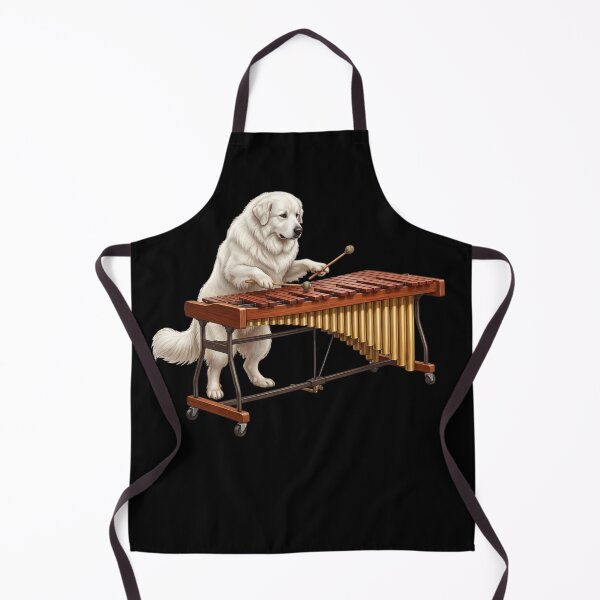 Item preview, Great Pyrenees Playing Marimba Player Marimbist Dog Lover designed and sold by TerryConnells.