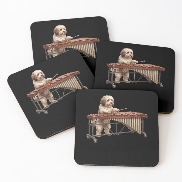 Item preview, Havanese Playing Marimba Player Marimbist Dog Lover designed and sold by TerryConnells.