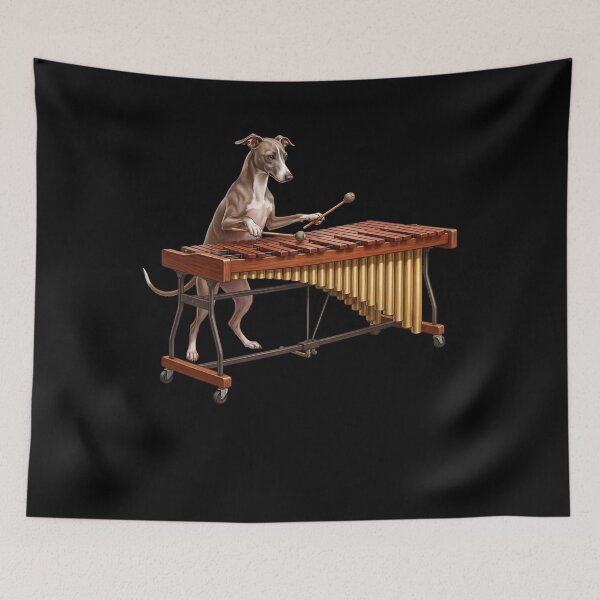 Item preview, Italian Greyhound Playing Marimba Player Marimbist Dog Lover designed and sold by TerryConnells.