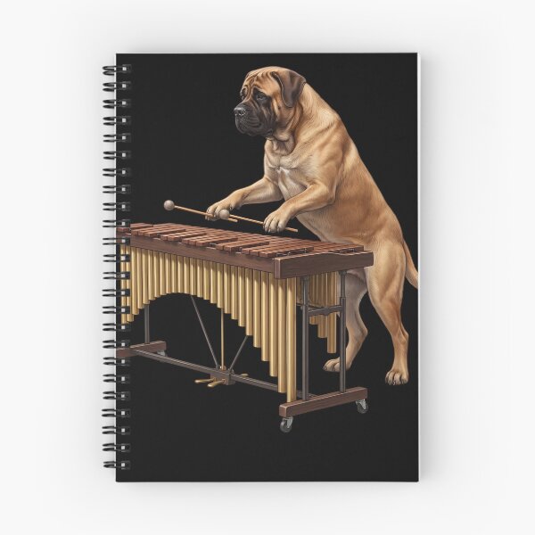 Item preview, Mastiff Playing Marimba Player Marimbist Dog Lover designed and sold by TerryConnells.