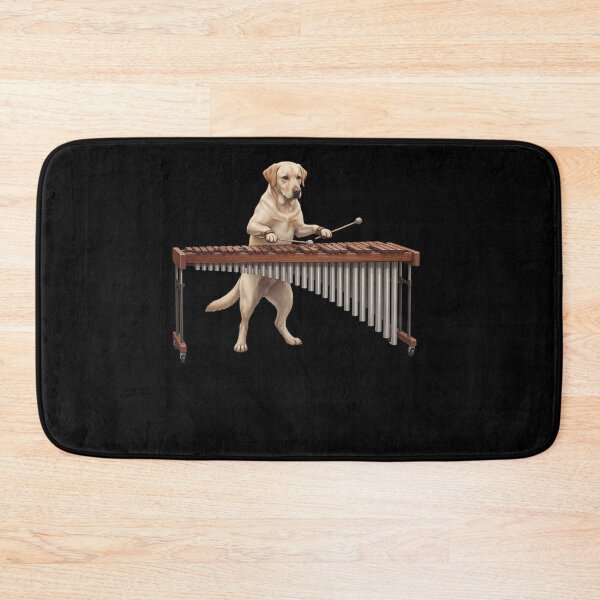 Item preview, Labrador Retriever Playing Marimba Player Marimbist Dog Lover designed and sold by TerryConnells.