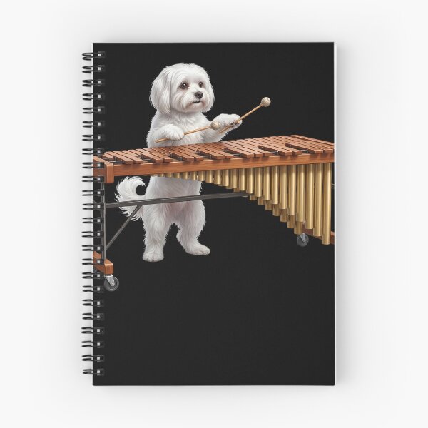 Item preview, Maltese Playing Marimba Player Marimbist Dog Lover designed and sold by TerryConnells.