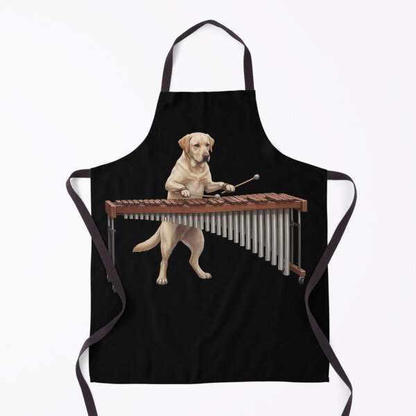 Item preview, Labrador Retriever Playing Marimba Player Marimbist Dog Lover designed and sold by TerryConnells.