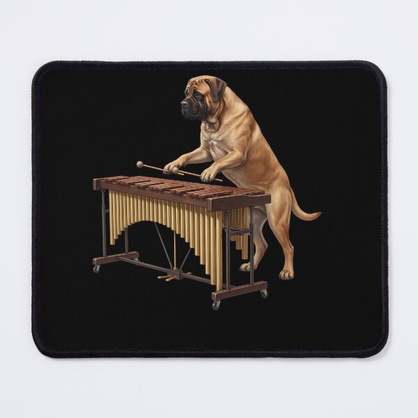 Item preview, Mastiff Playing Marimba Player Marimbist Dog Lover designed and sold by TerryConnells.