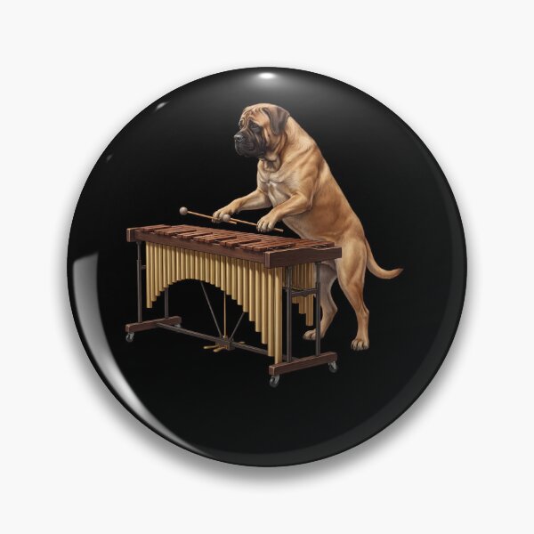 Item preview, Mastiff Playing Marimba Player Marimbist Dog Lover designed and sold by TerryConnells.