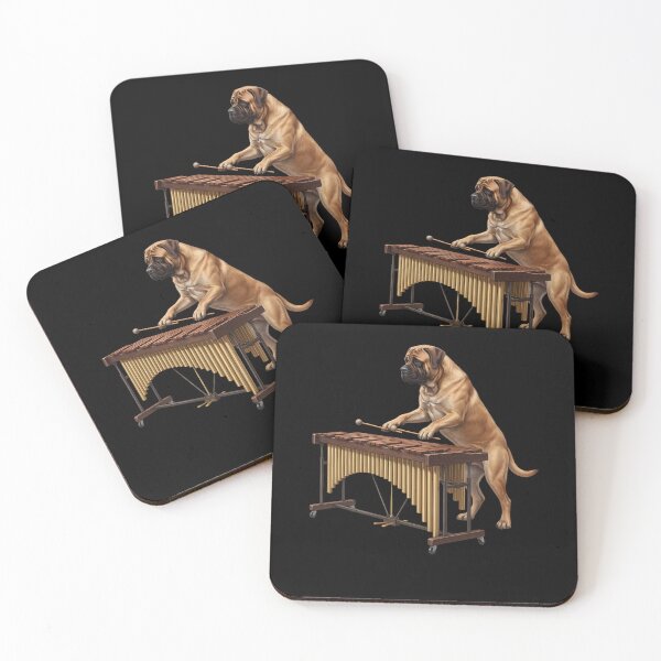 Item preview, Mastiff Playing Marimba Player Marimbist Dog Lover designed and sold by TerryConnells.