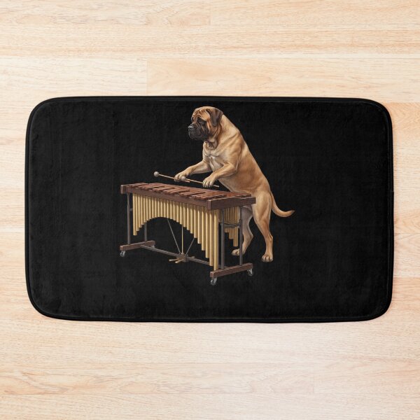 Item preview, Mastiff Playing Marimba Player Marimbist Dog Lover designed and sold by TerryConnells.