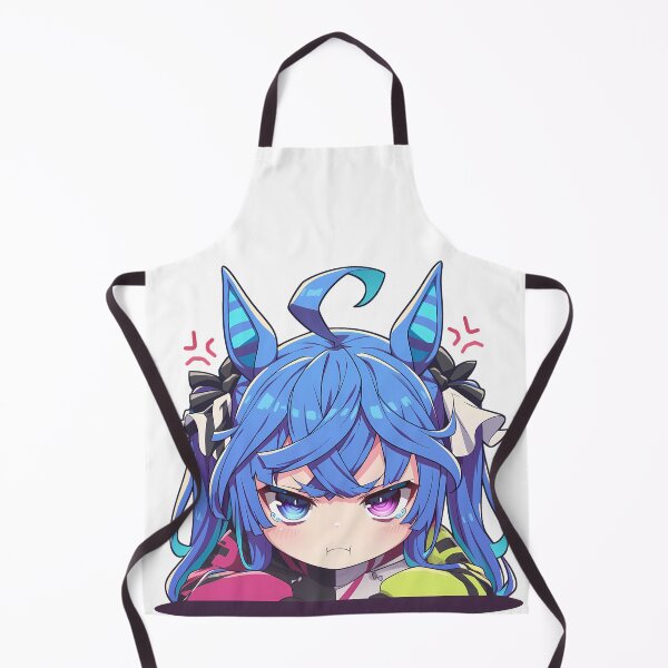 Item preview, Twin Turbo Uma Musume Pretty Derby Blue Hair Chibi Tantrum designed and sold by 108Recordings.
