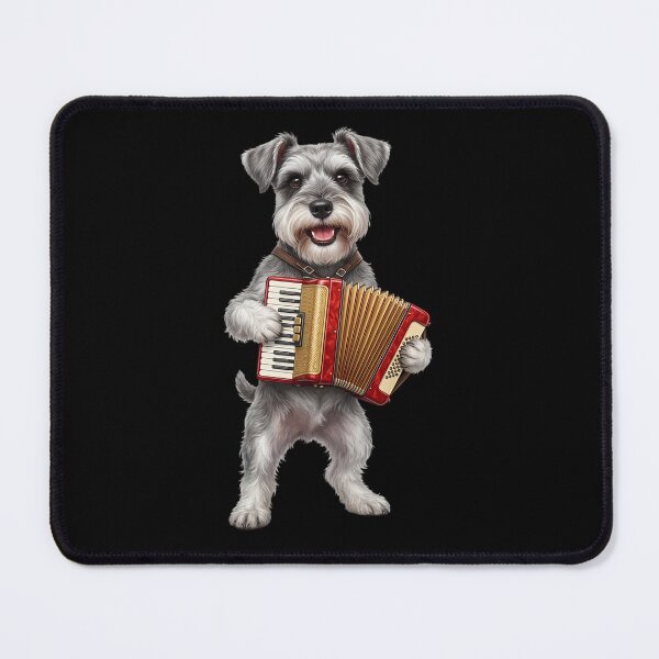 Item preview, Miniature Schnauzer Playing Accordion Player Accordionist Dog Lover designed and sold by DoodleTortle.