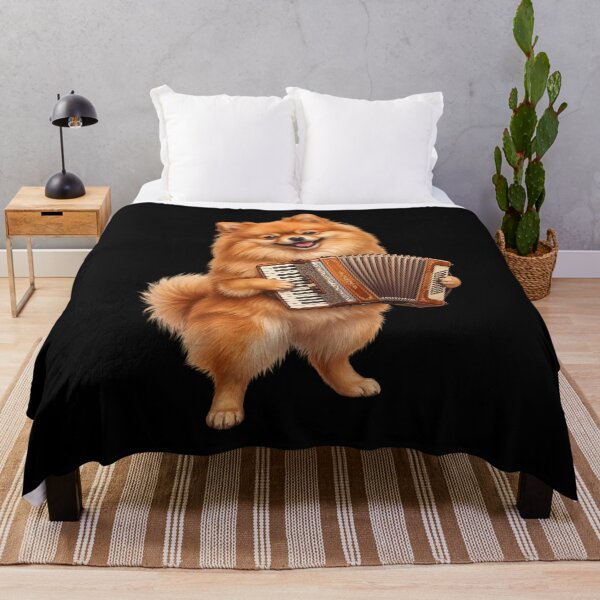 Item preview, Pomeranian Playing Accordion Player Accordionist Dog Lover designed and sold by DoodleTortle.